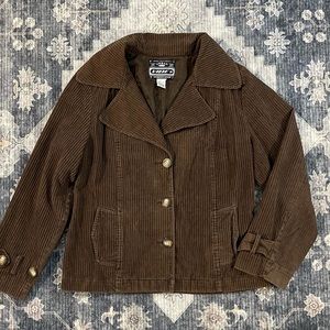 Vintage 90s y2k Wide Corduroy Urban Vibe Jacket L